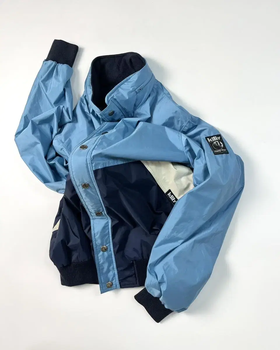 80-90s killy goretex blue tone jumper